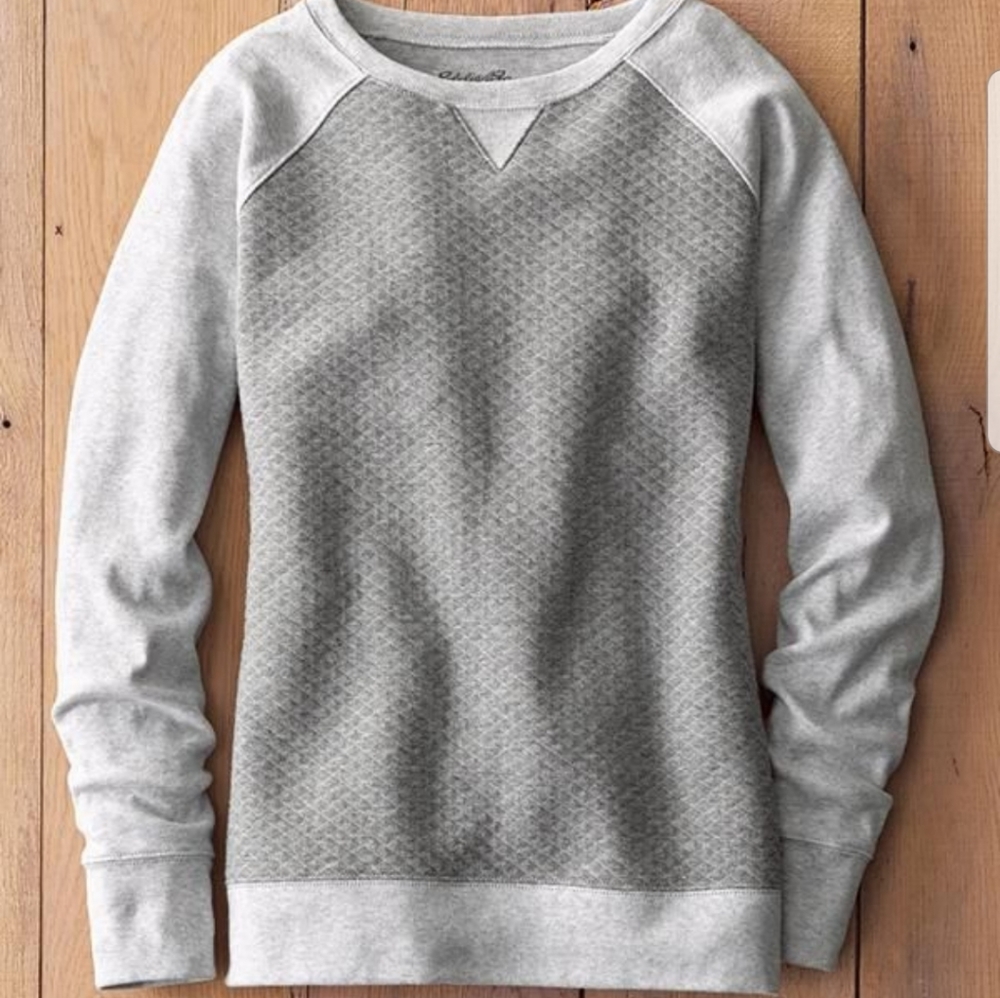 Eddie Bauer Cosy Gray Sweatshirt